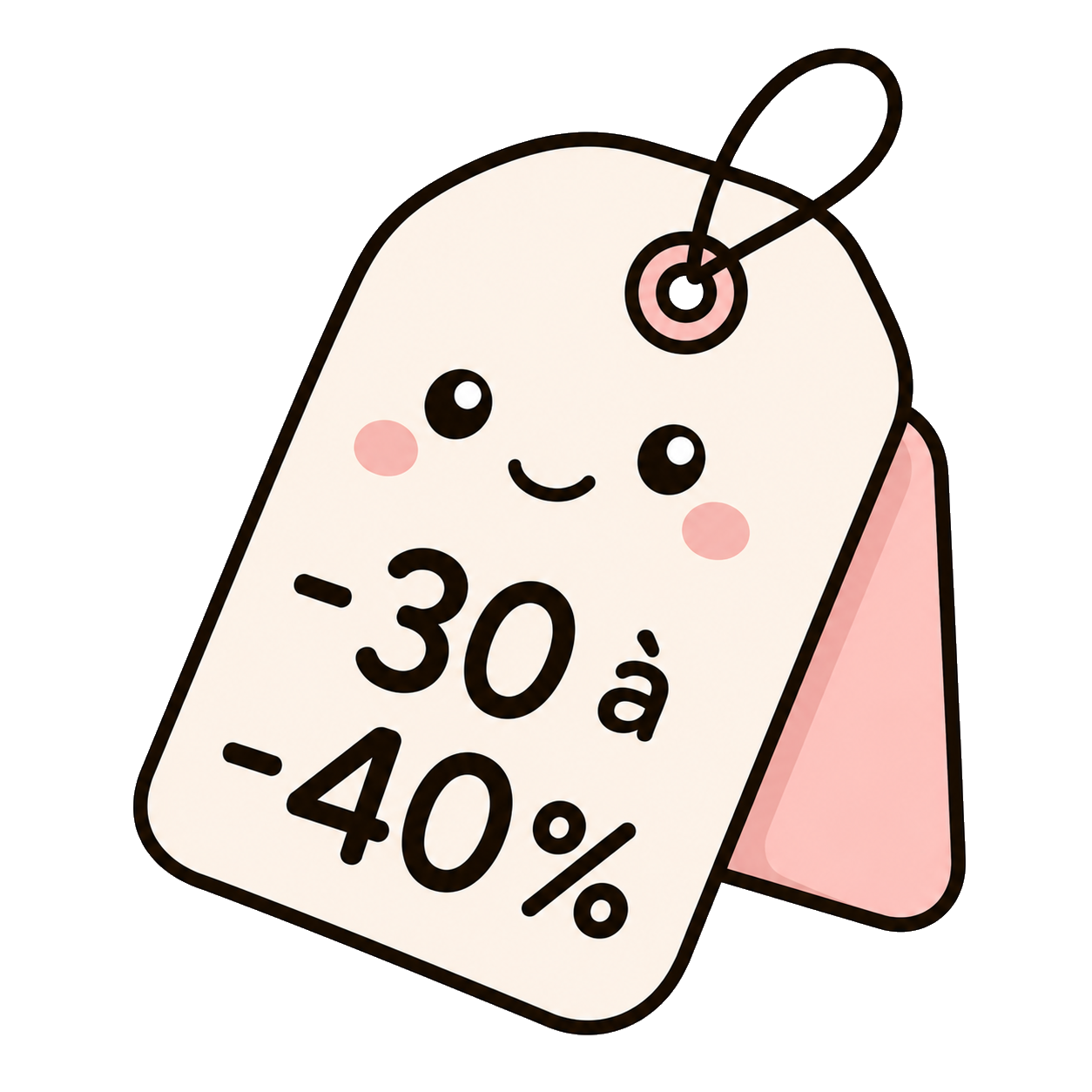 Soldes de 30 à 40% de remise