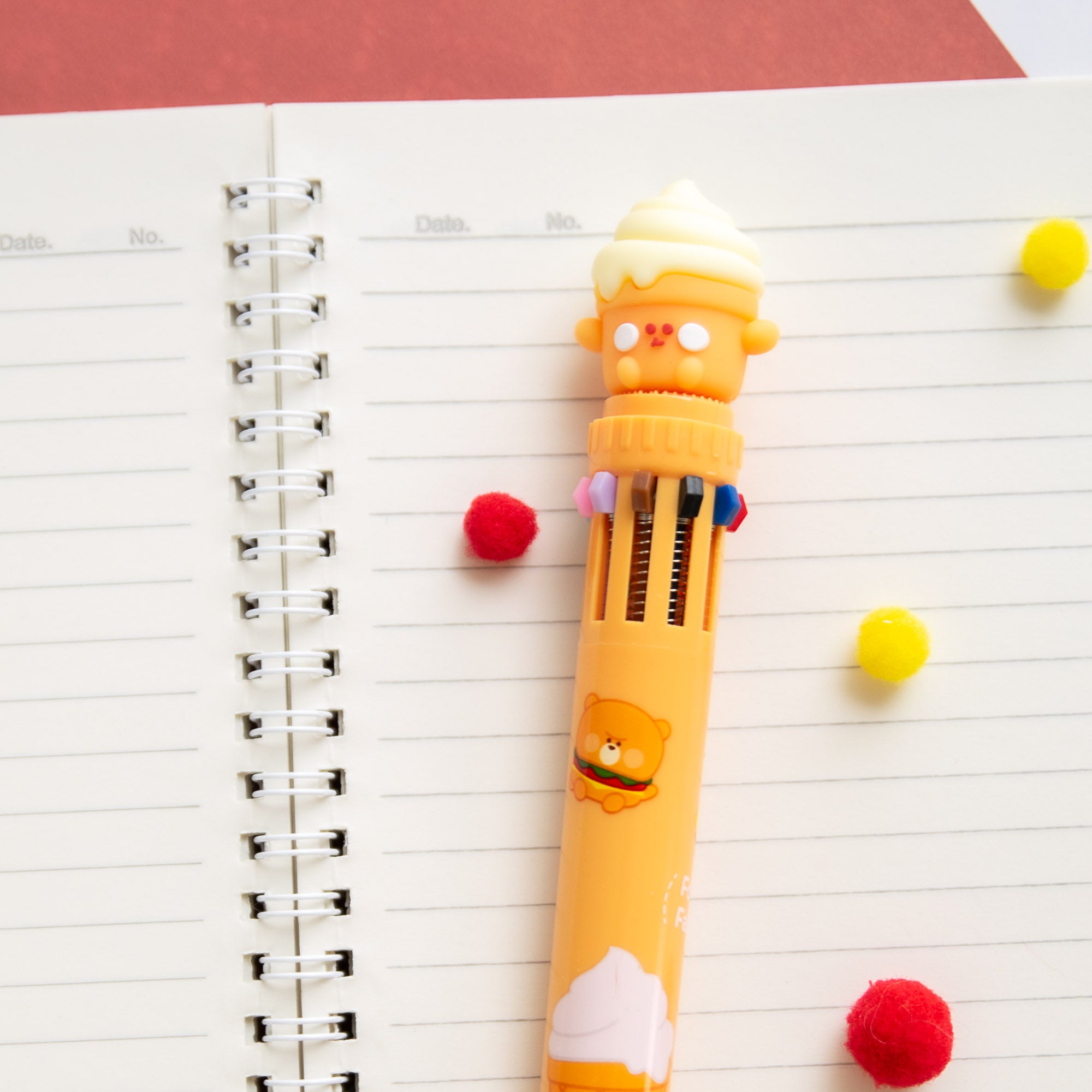 Kawaii 10-Farben-Stift – Eistüte