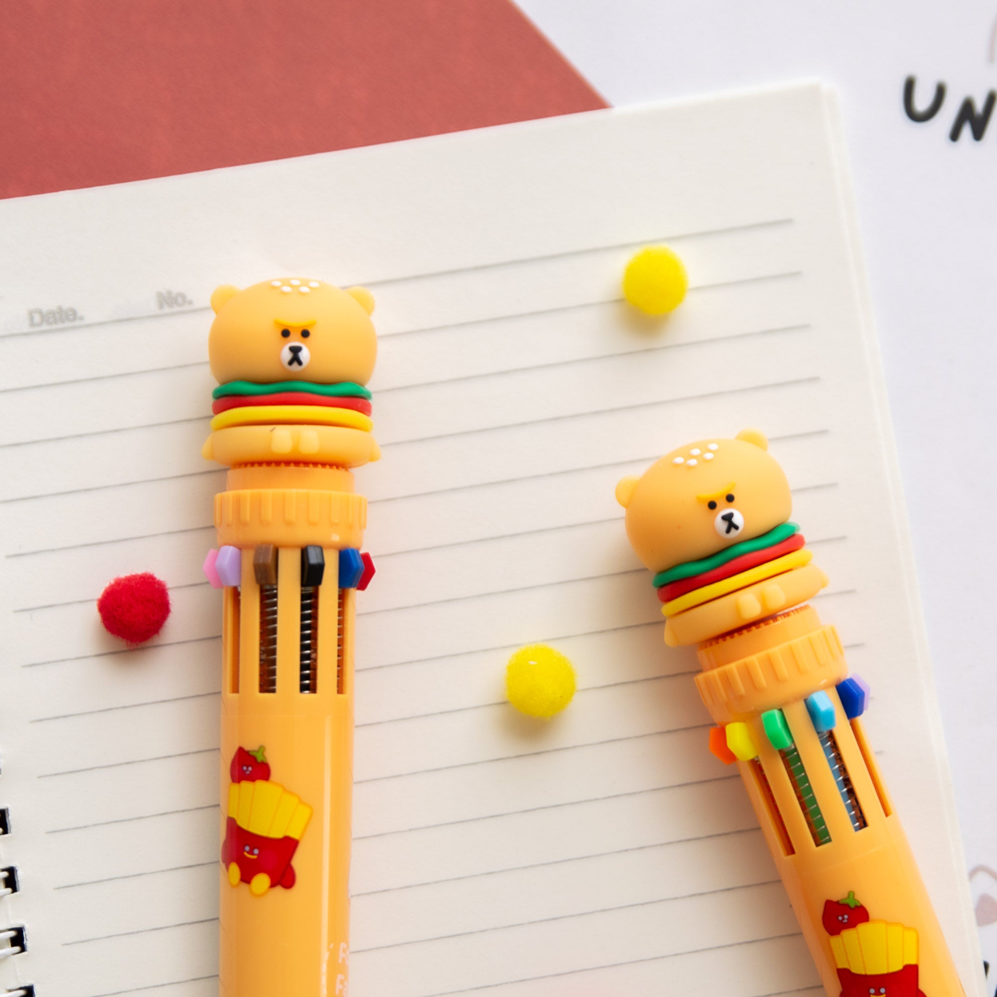 10 kleuren kawaii pen - Dino