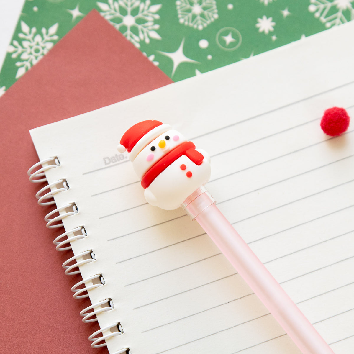 Stylo Gel Kawaii - Embout 3D Noël