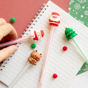 Stylo Gel Kawaii - Embout 3D Noël