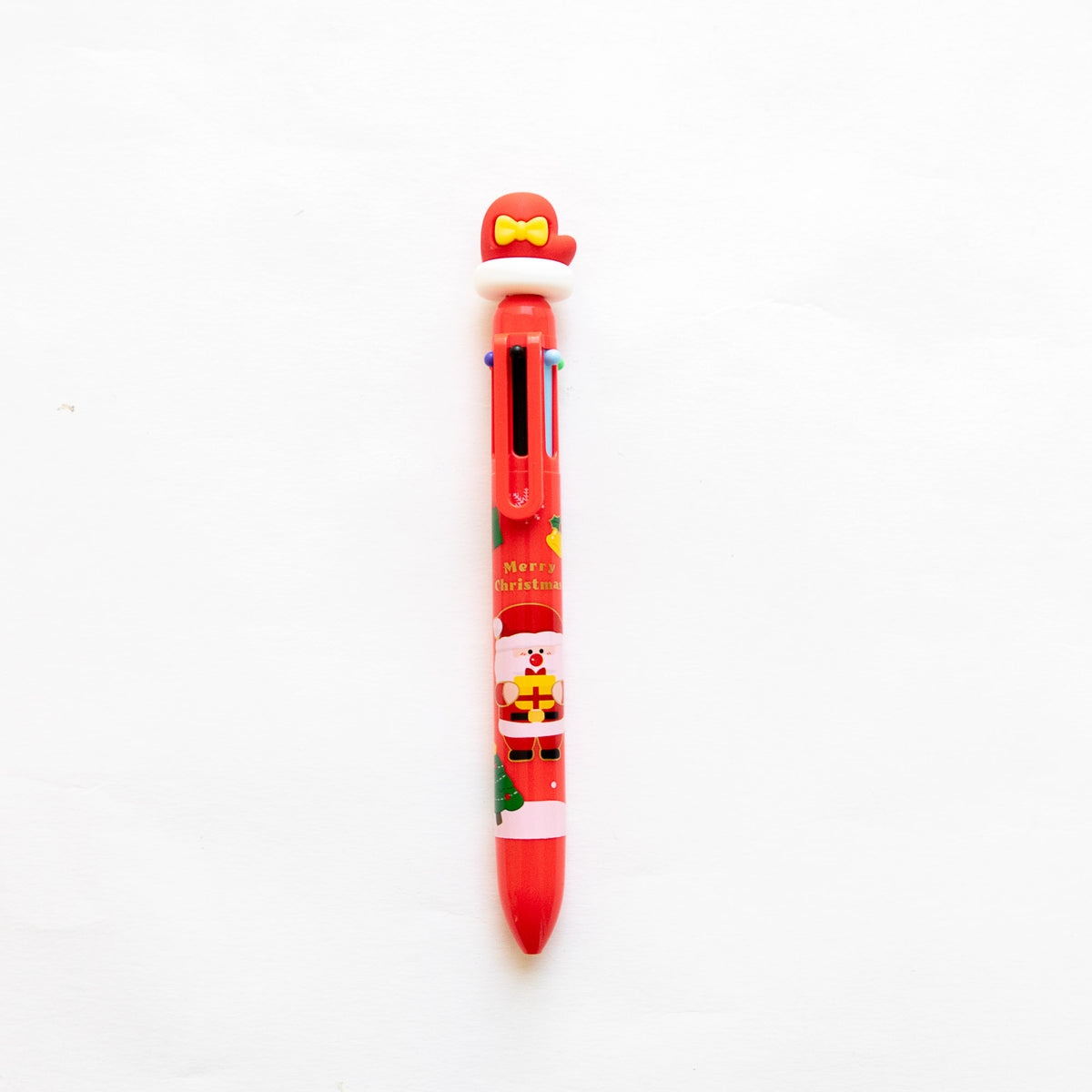 Stylo Kawaii 6 couleurs - Noël
