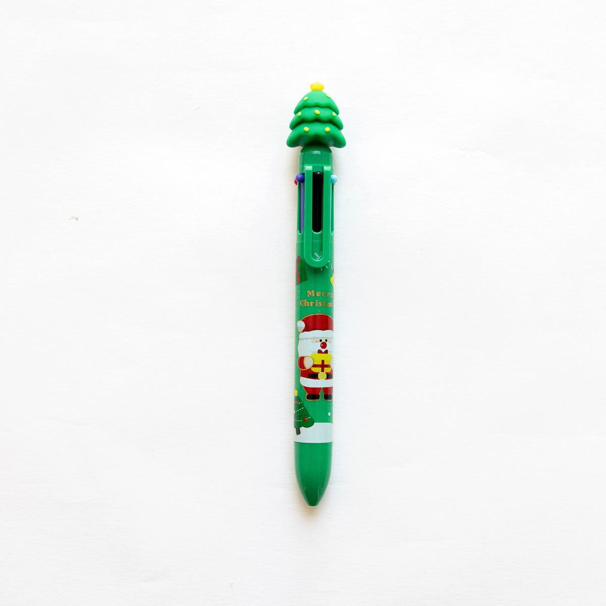 Stylo Kawaii 6 couleurs - Noël