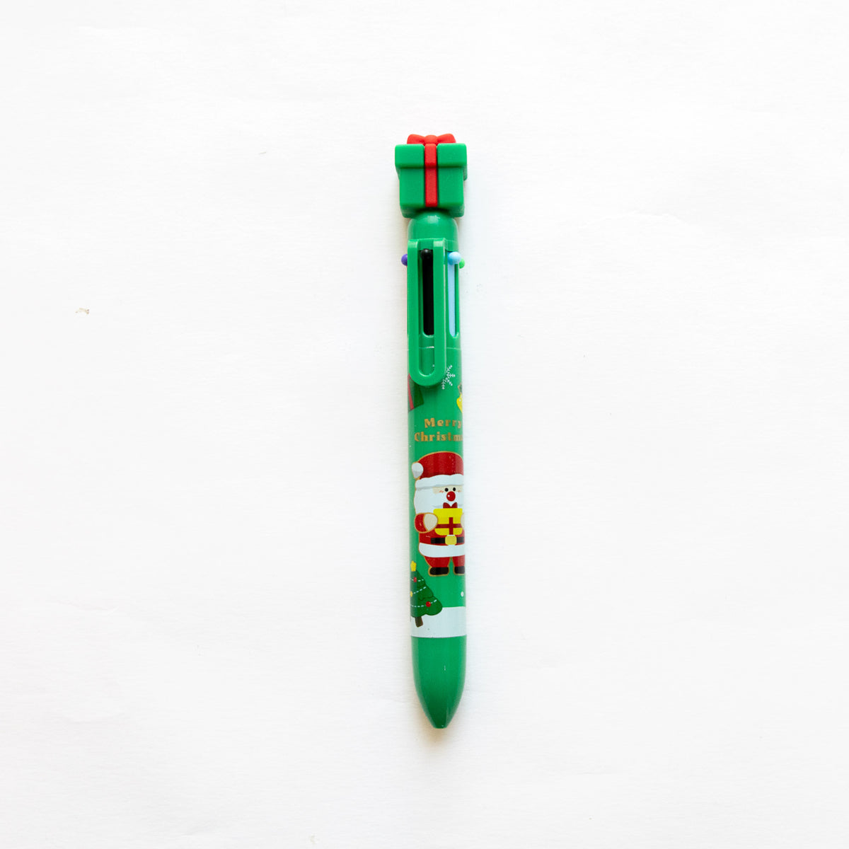 Stylo Kawaii 6 couleurs - Noël