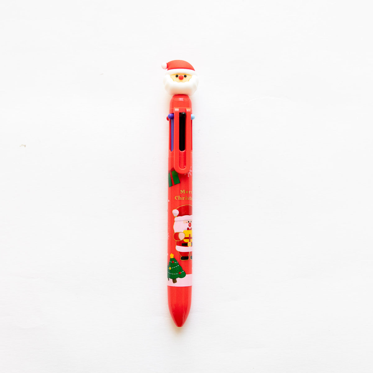 Stylo Kawaii 6 couleurs - Noël