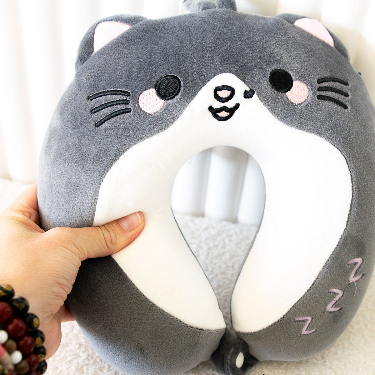Coussin de voyage Enfant à Mémoire de forme - Chat