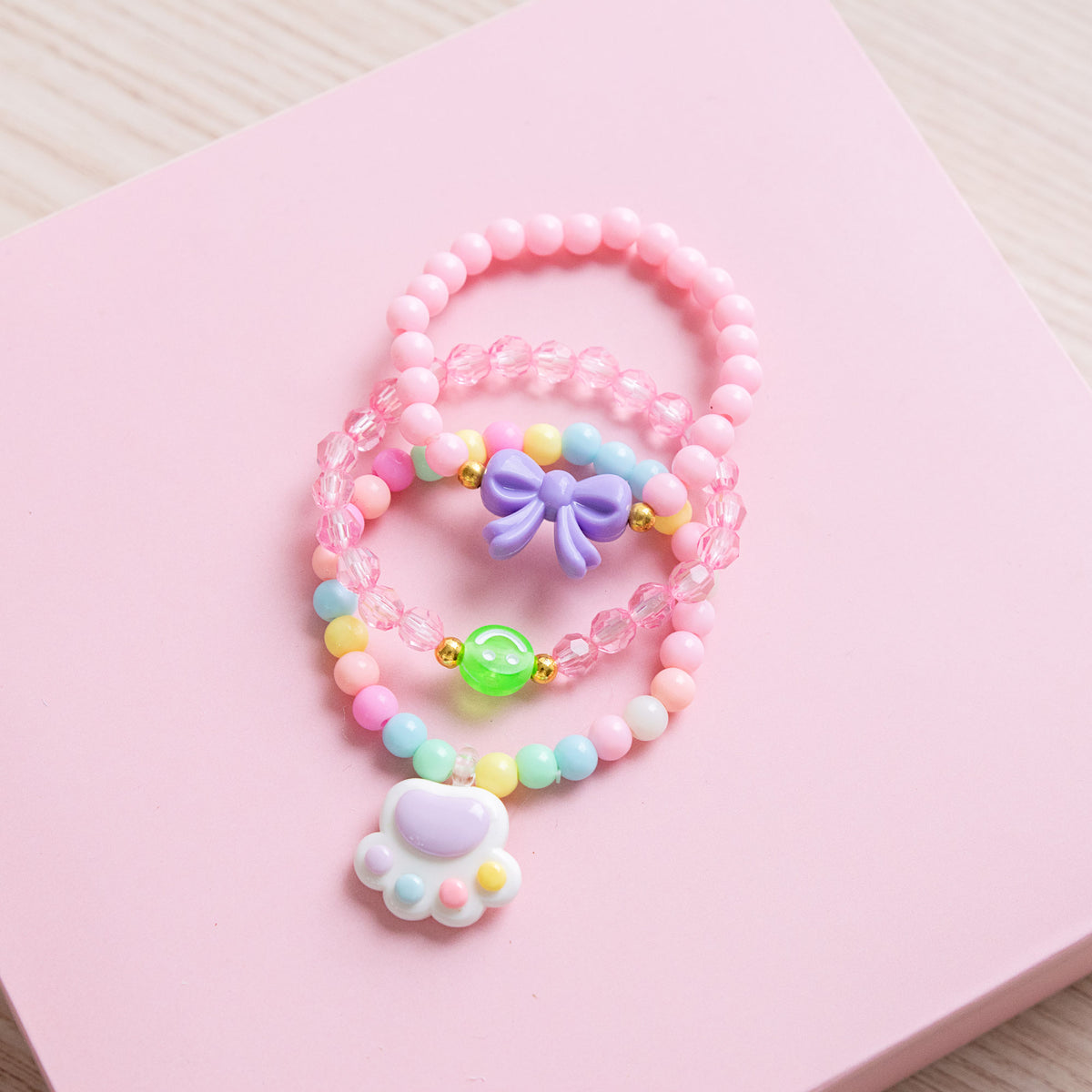 Bracelets Patte de Chat (Lot de 3)