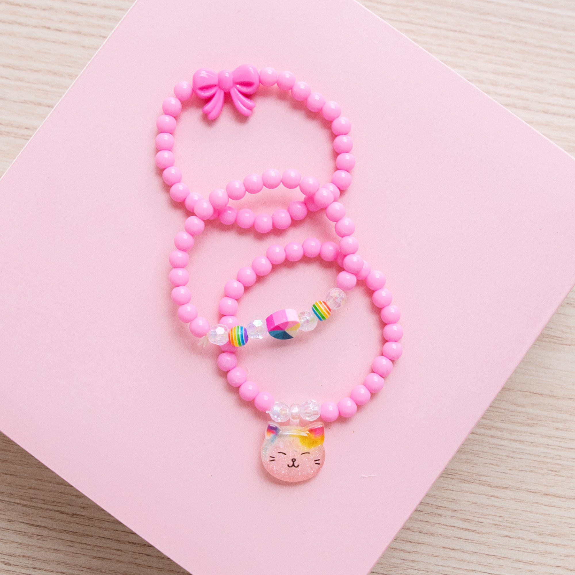 Bracelets Chat (Lot de 3)