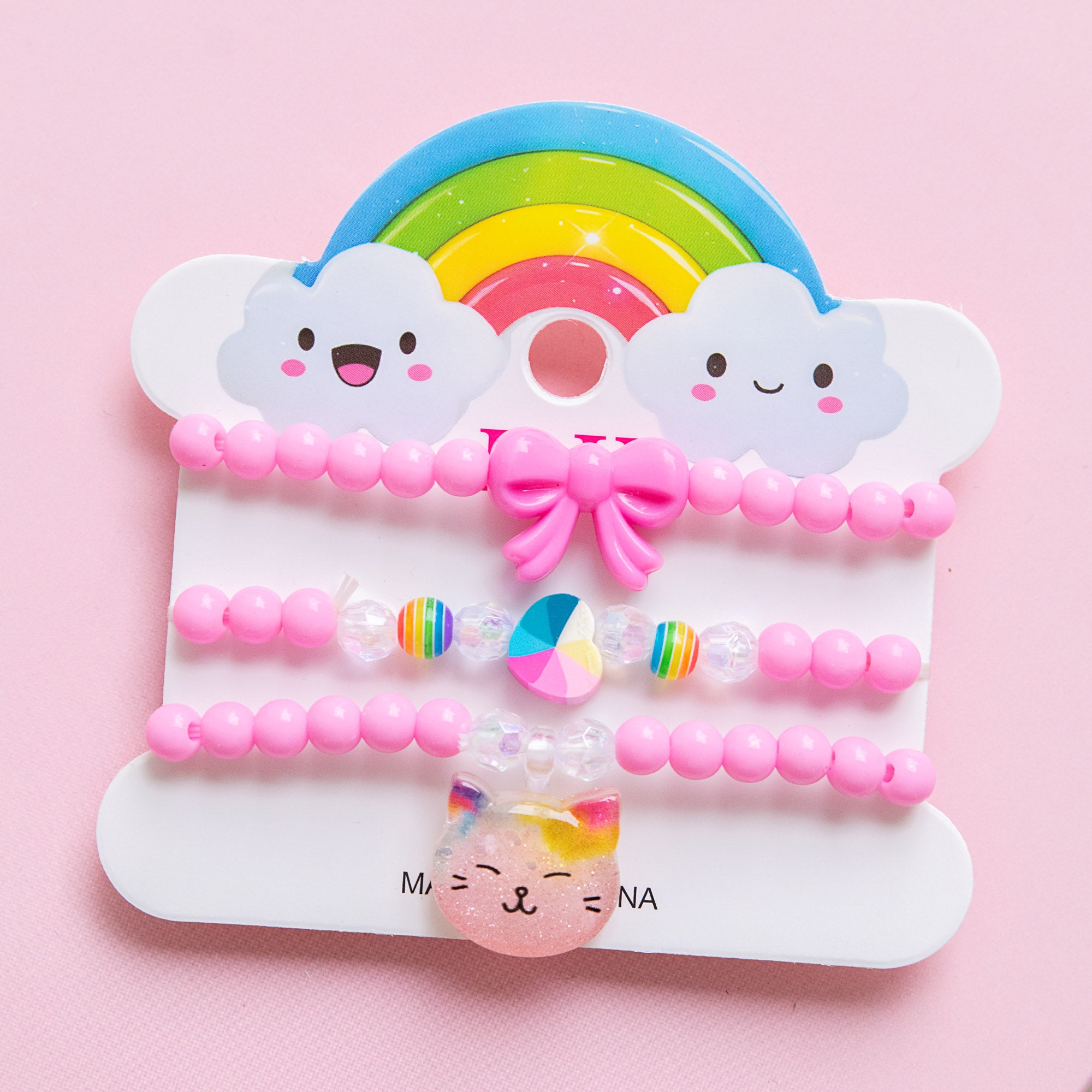 Bracelets Chat (Lot de 3)