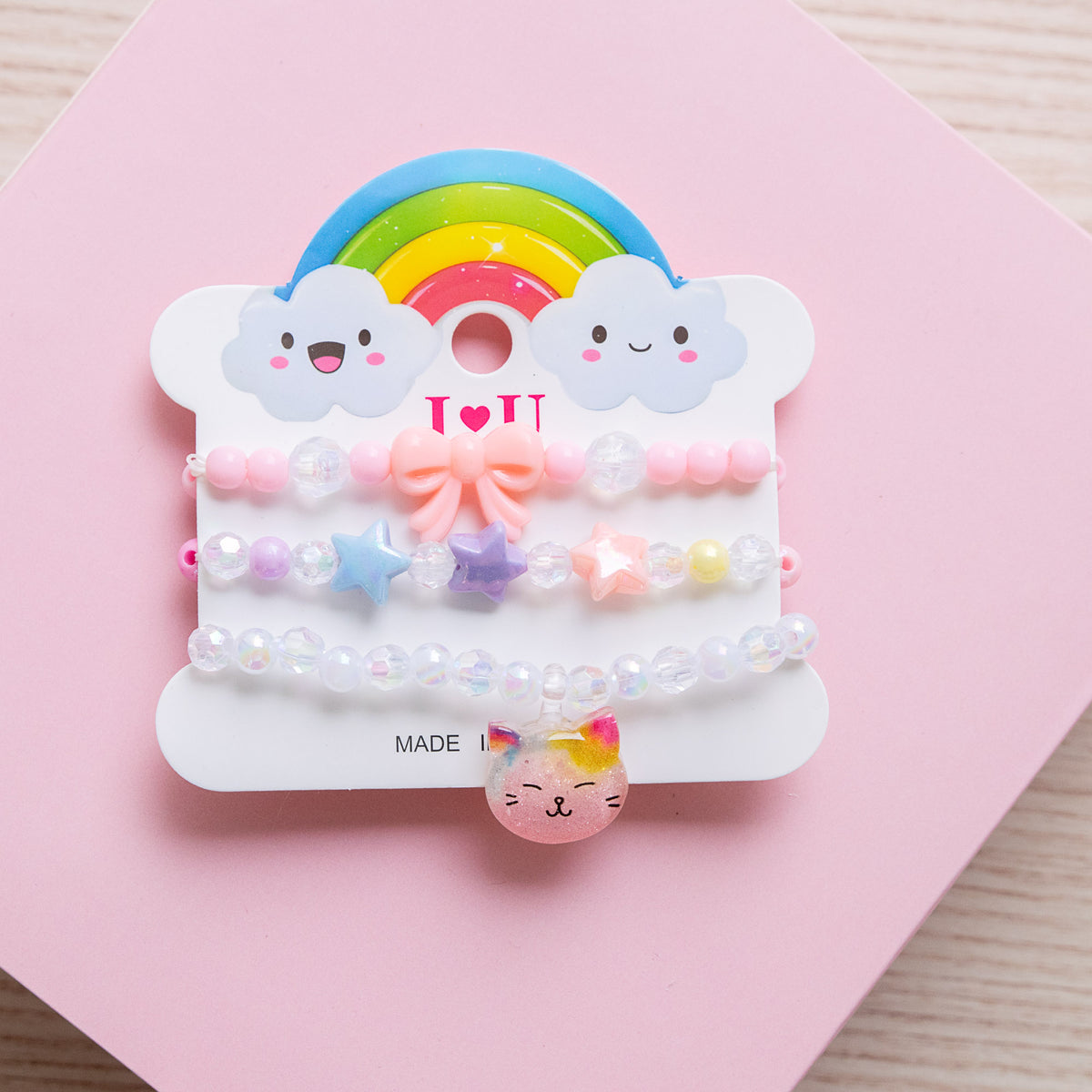 Bracelets Chat (Lot de 3)