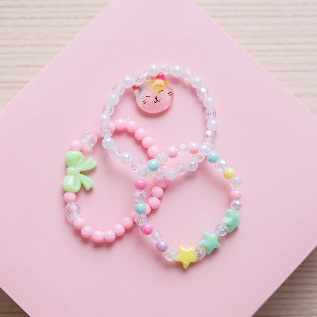 Bracelets Chat (Lot de 3)