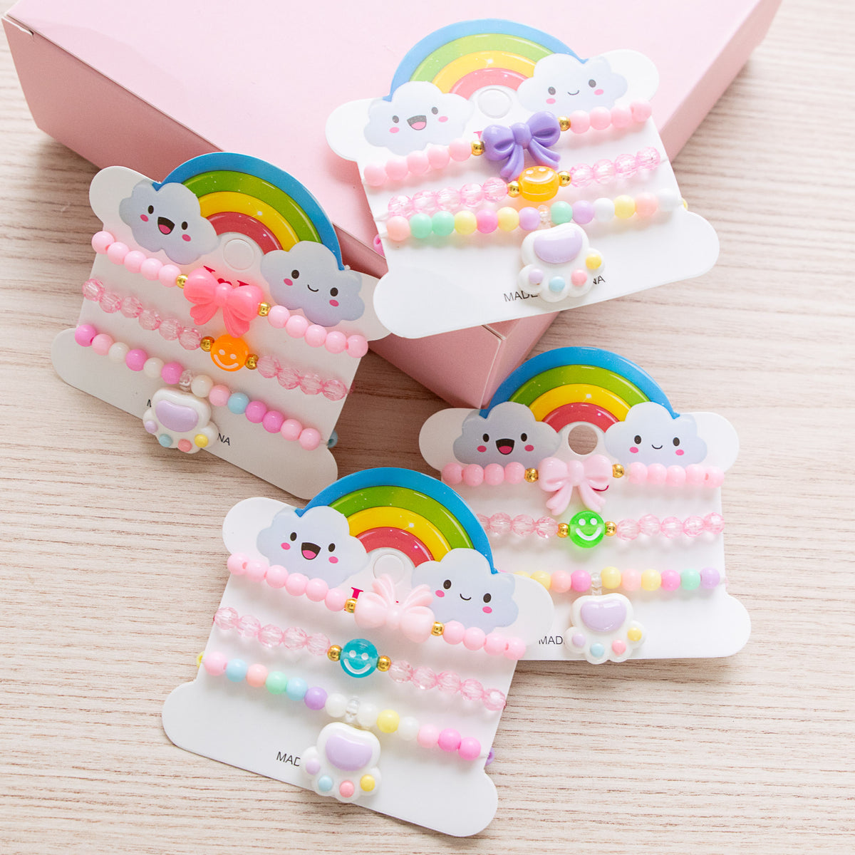 Bracelets Patte de Chat (Lot de 3)