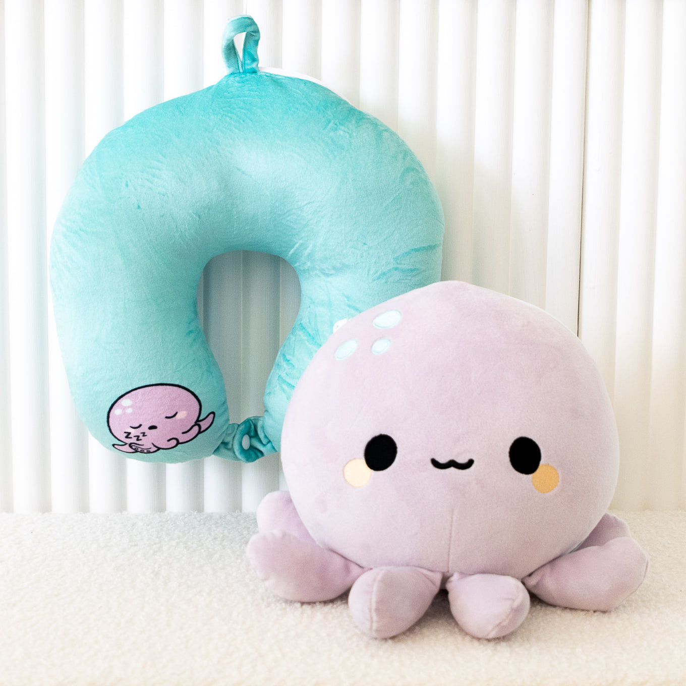 Coussin de voyage 2-en-1 Wendy, la Pieuvre