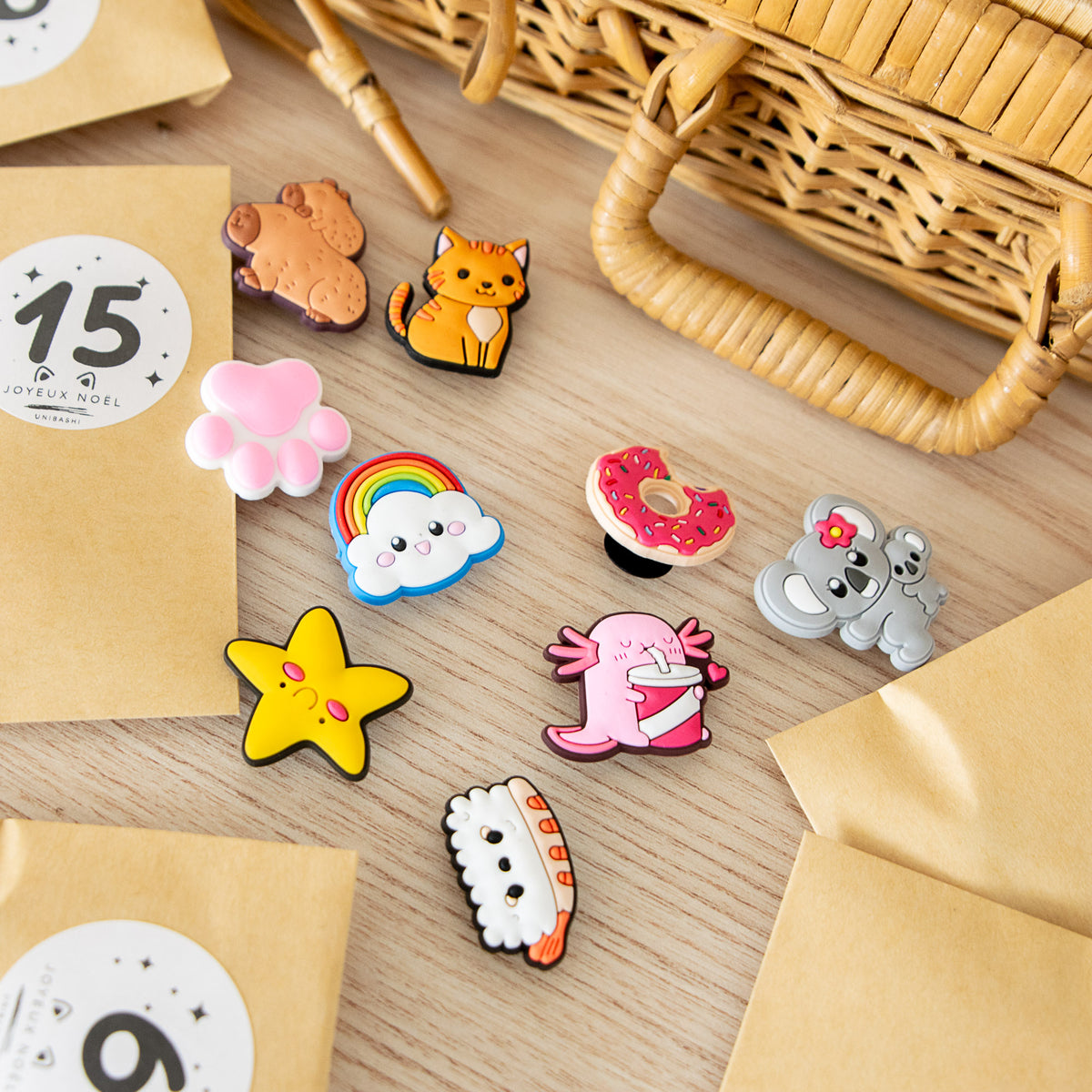 Calendrier de l'Avent - Charms Kawaii