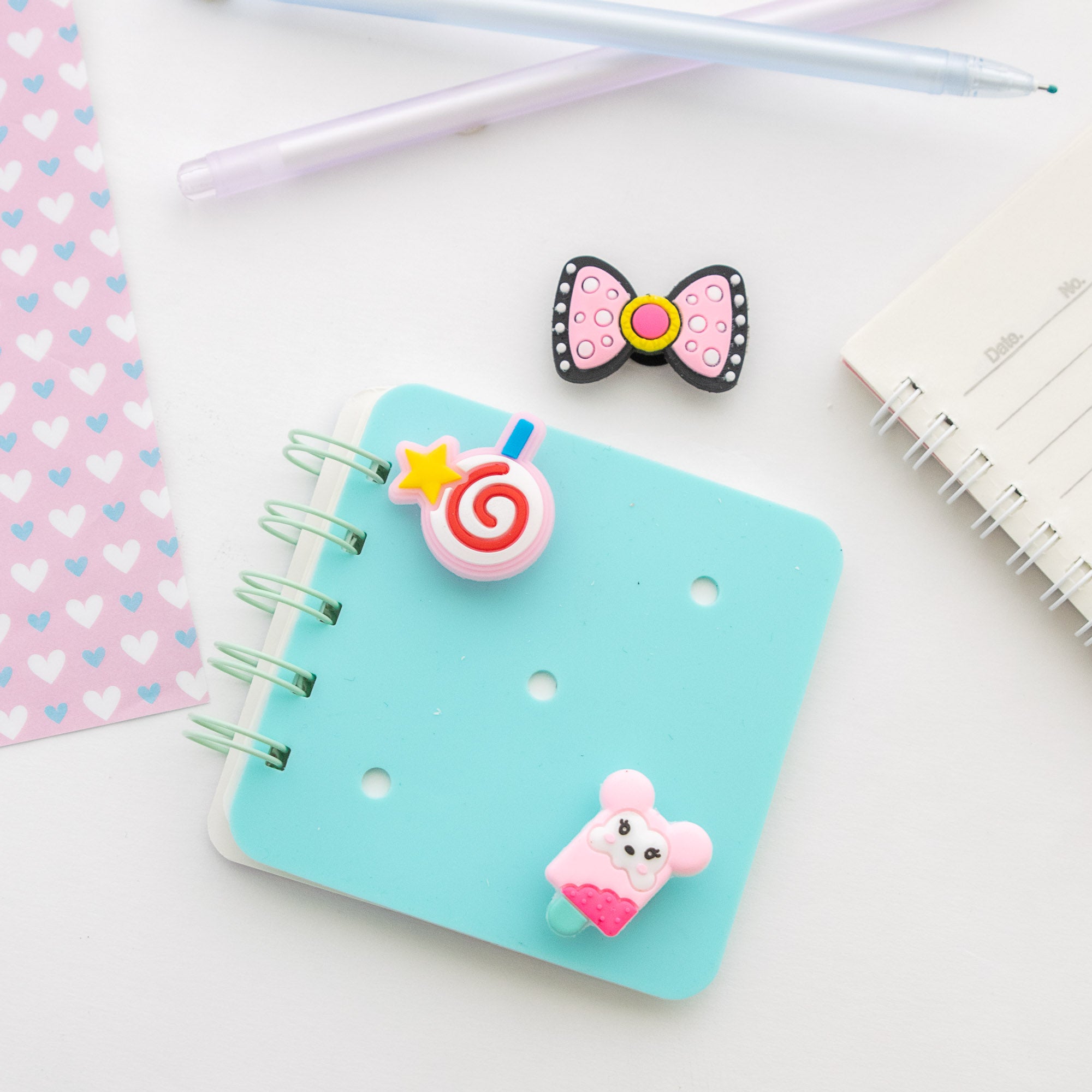Mini-Einhorn-Notizbuch – Plüscheinband