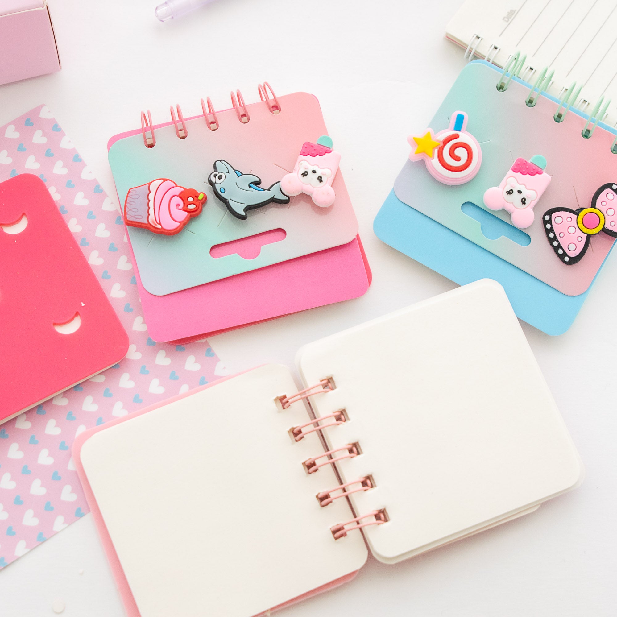 Mini-Einhorn-Notizbuch – Plüscheinband