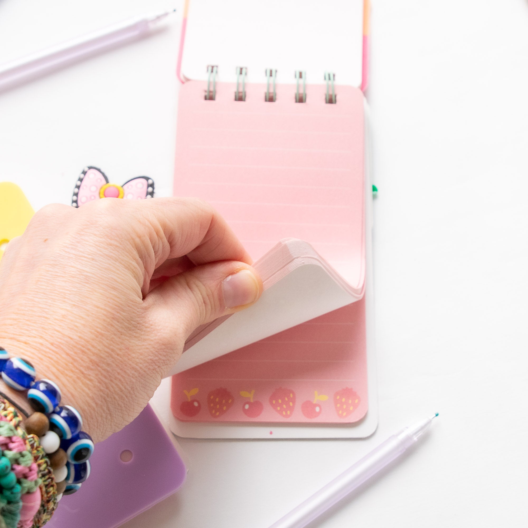 Mini-Einhorn-Notizbuch – Plüscheinband
