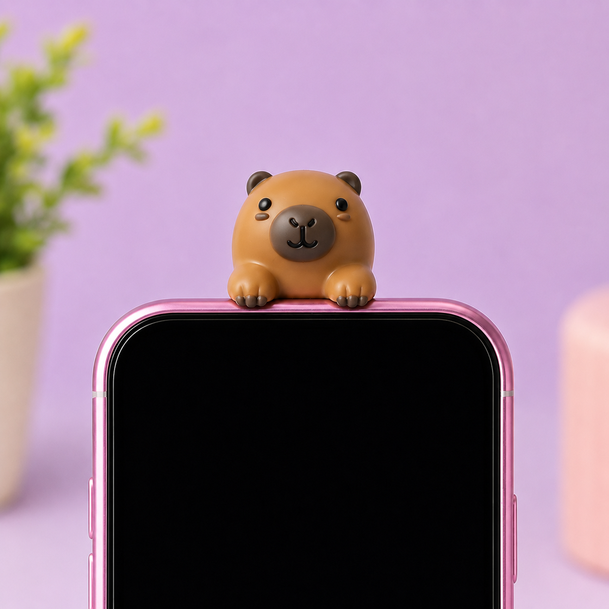 Charm de téléphone Capybara Kawaii adhésif
