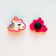 Accessoires für Crocs Lila Einhorn Katze