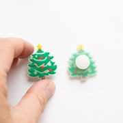Accessoire pour Crocs Phosphorecent  - Sapin de Noël