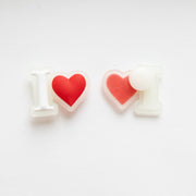 Accessoire pour Crocs Phosphorecent  - I Love