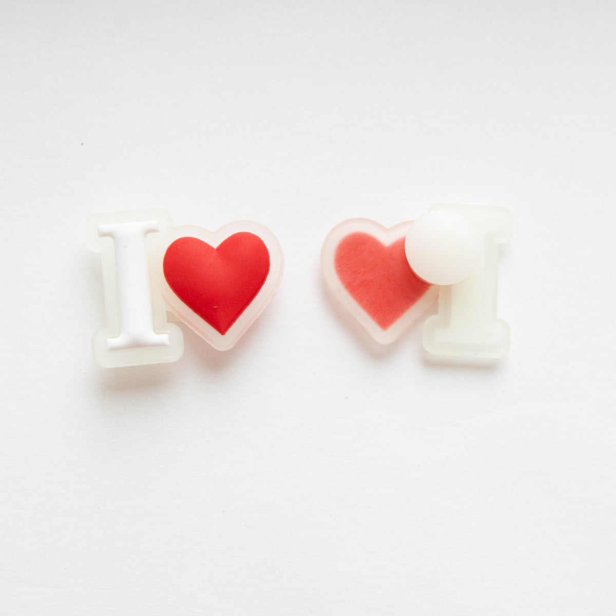 Accessoire pour Crocs Phosphorecent  - I Love