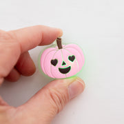 Charm LED Lumineux pour Crocs Citrouille Rose
