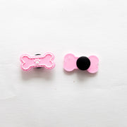 Accessoire pour Crocs Os de Chien Rose