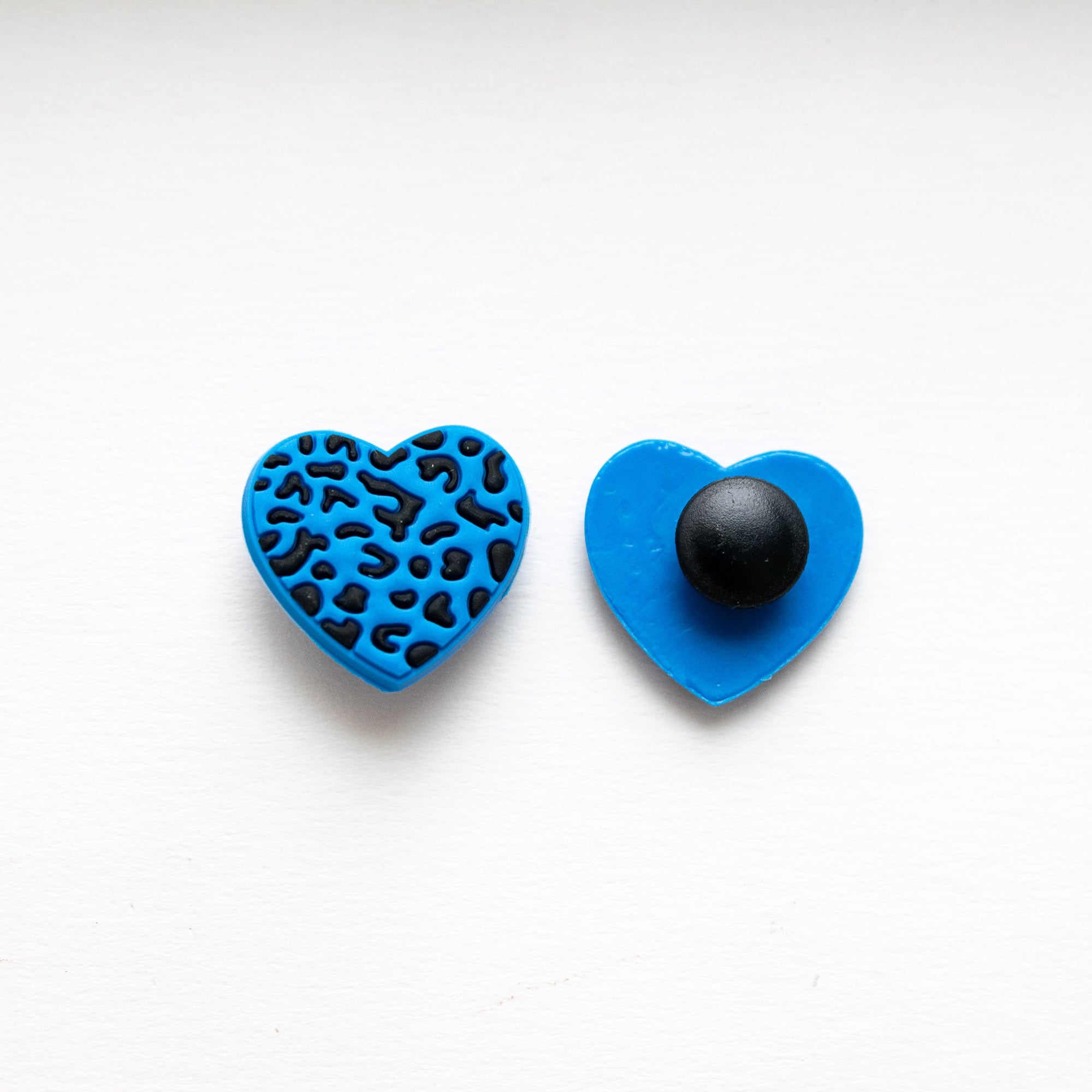 Accessoires pour Crocs Coeur Leopard Bleu