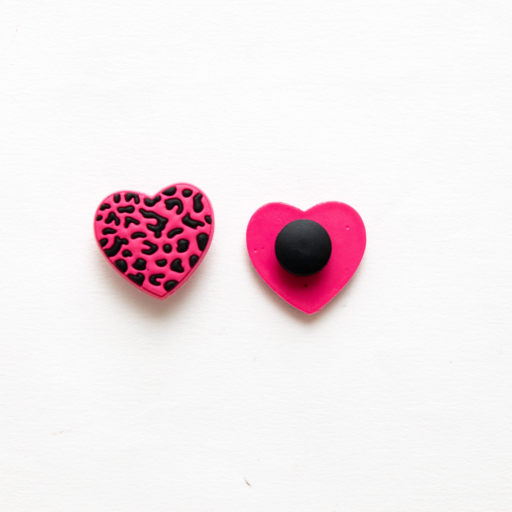 Accessoires pour Crocs Coeur Leopard Rose