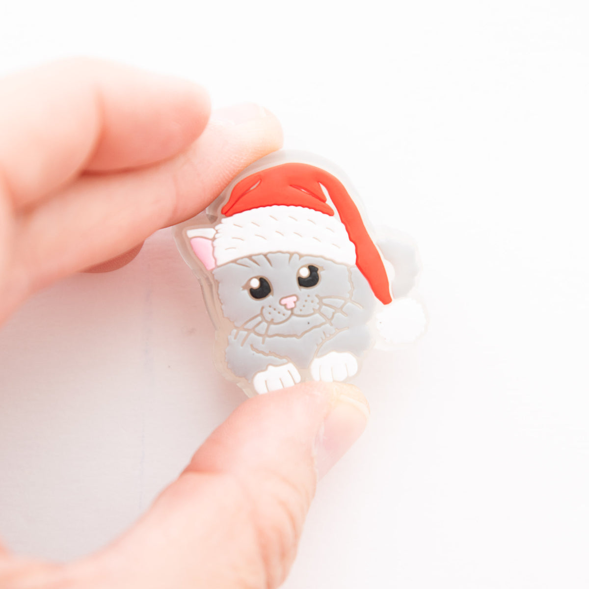 Charm LED Lumineux pour Crocs Chat & Bonnet de Noël