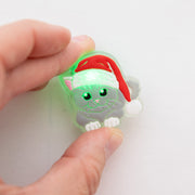 Charm LED Lumineux pour Crocs Chat & Bonnet de Noël