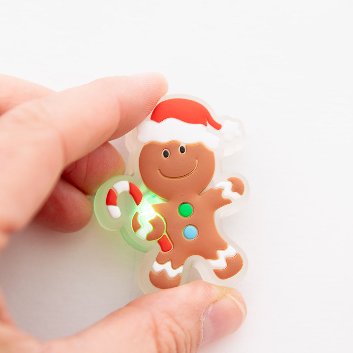 Charm LED Lumineux pour Crocs Bonhomme en Pain d'épices