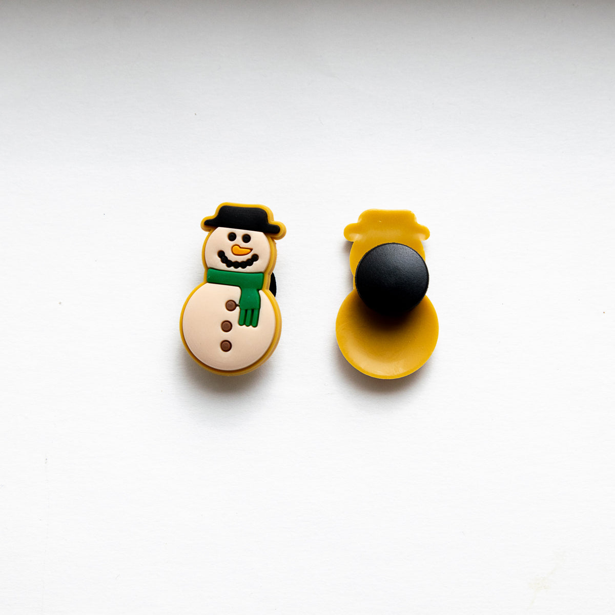 Accessoire pour Crocs Bonhomme de Neige & Echarpe Verte