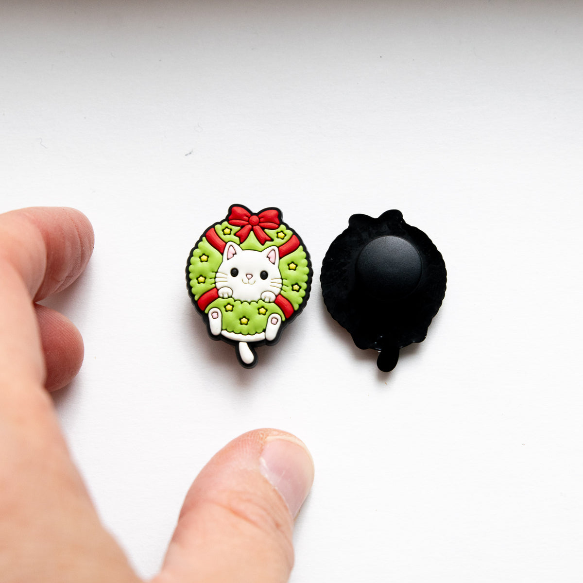 Accessoire pour Crocs Chat & Couronne De Noël