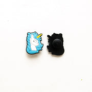 Accessoires pour Crocs Licorne & Crinière Bleue