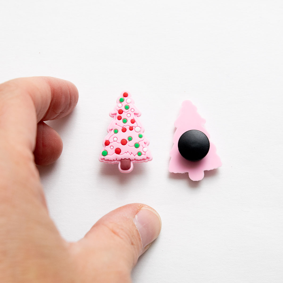 Accessoire pour Crocs Sapin de Noël Rose