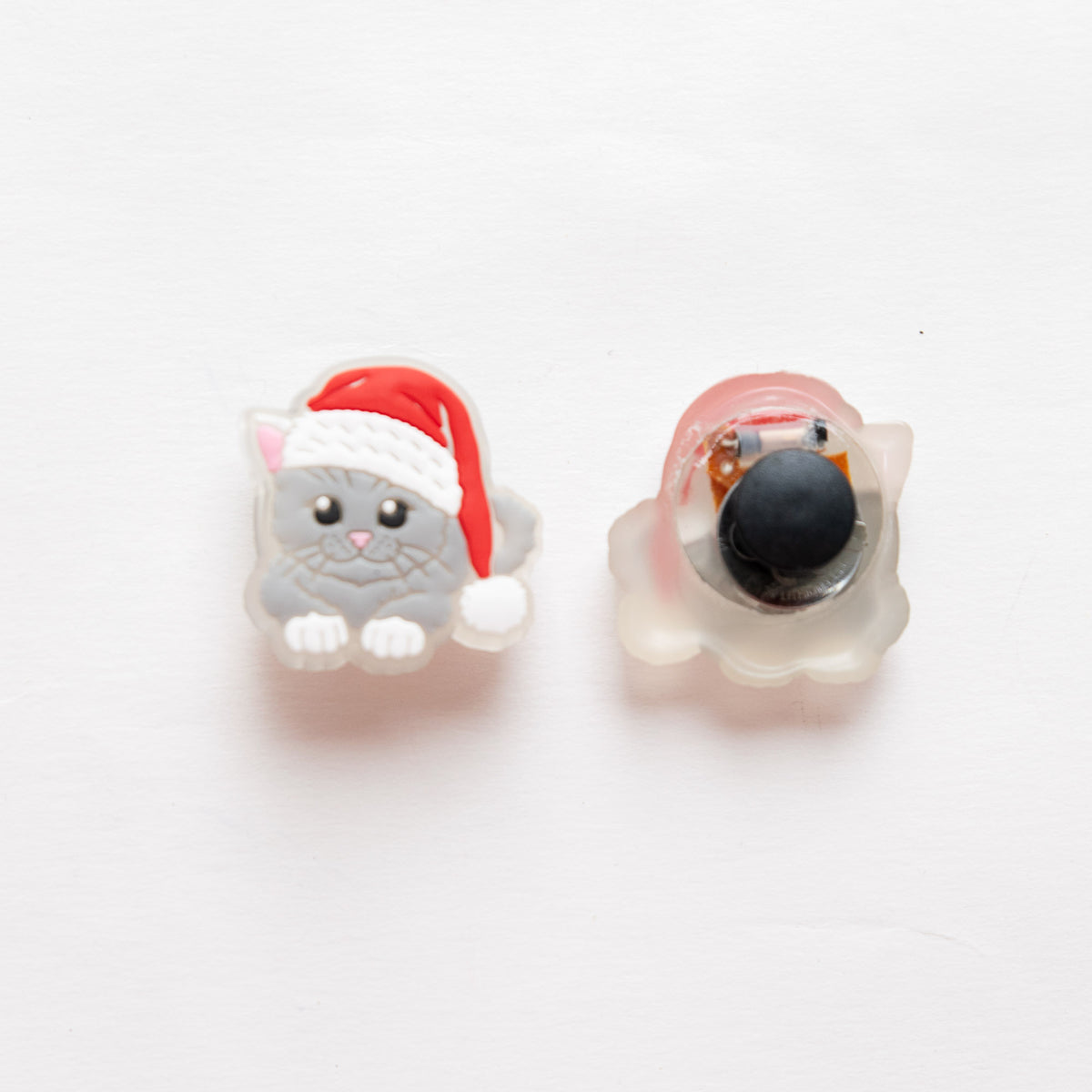 Charm LED Lumineux pour Crocs Chat & Bonnet de Noël