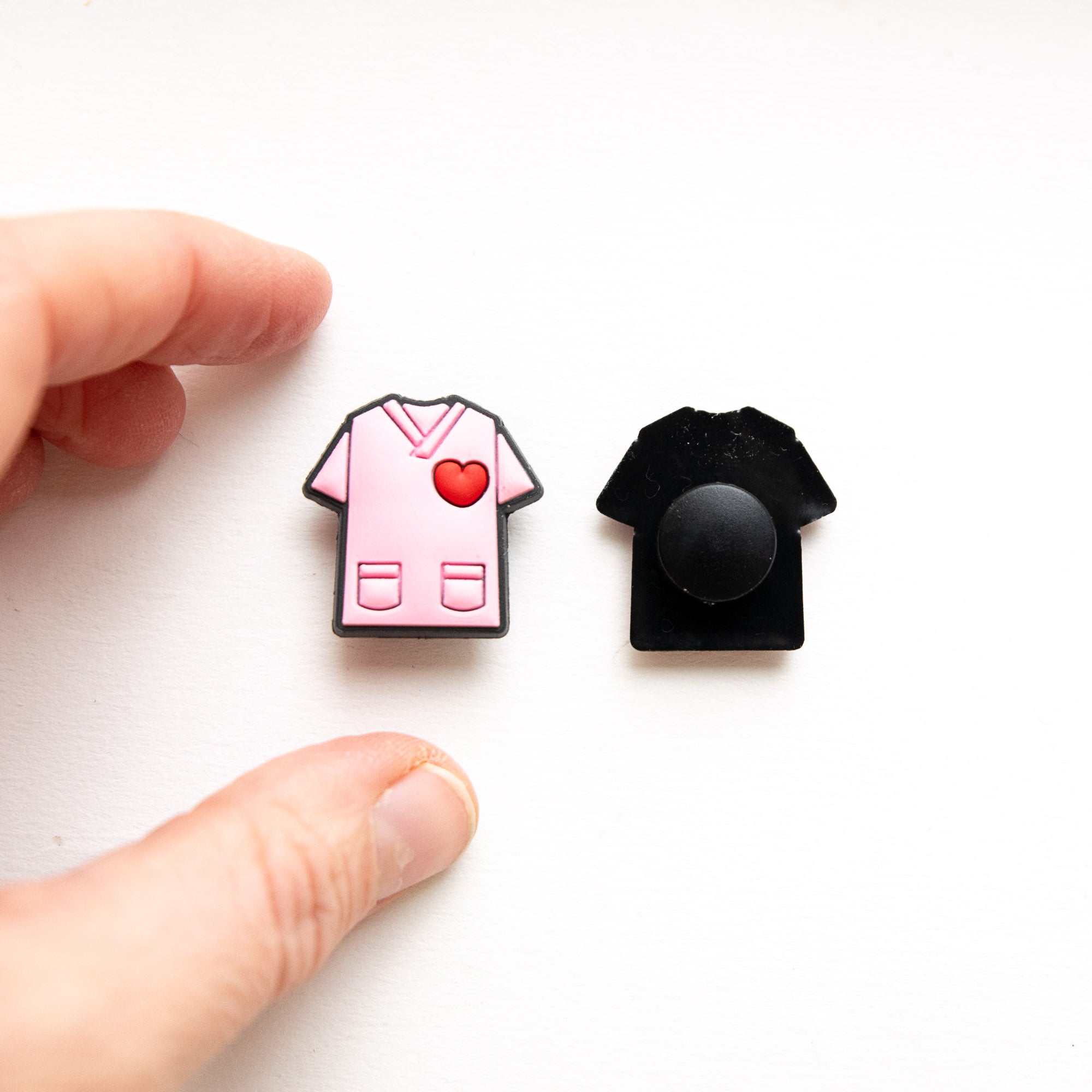 Accessoires pour Crocs Blouse Médicale Rose