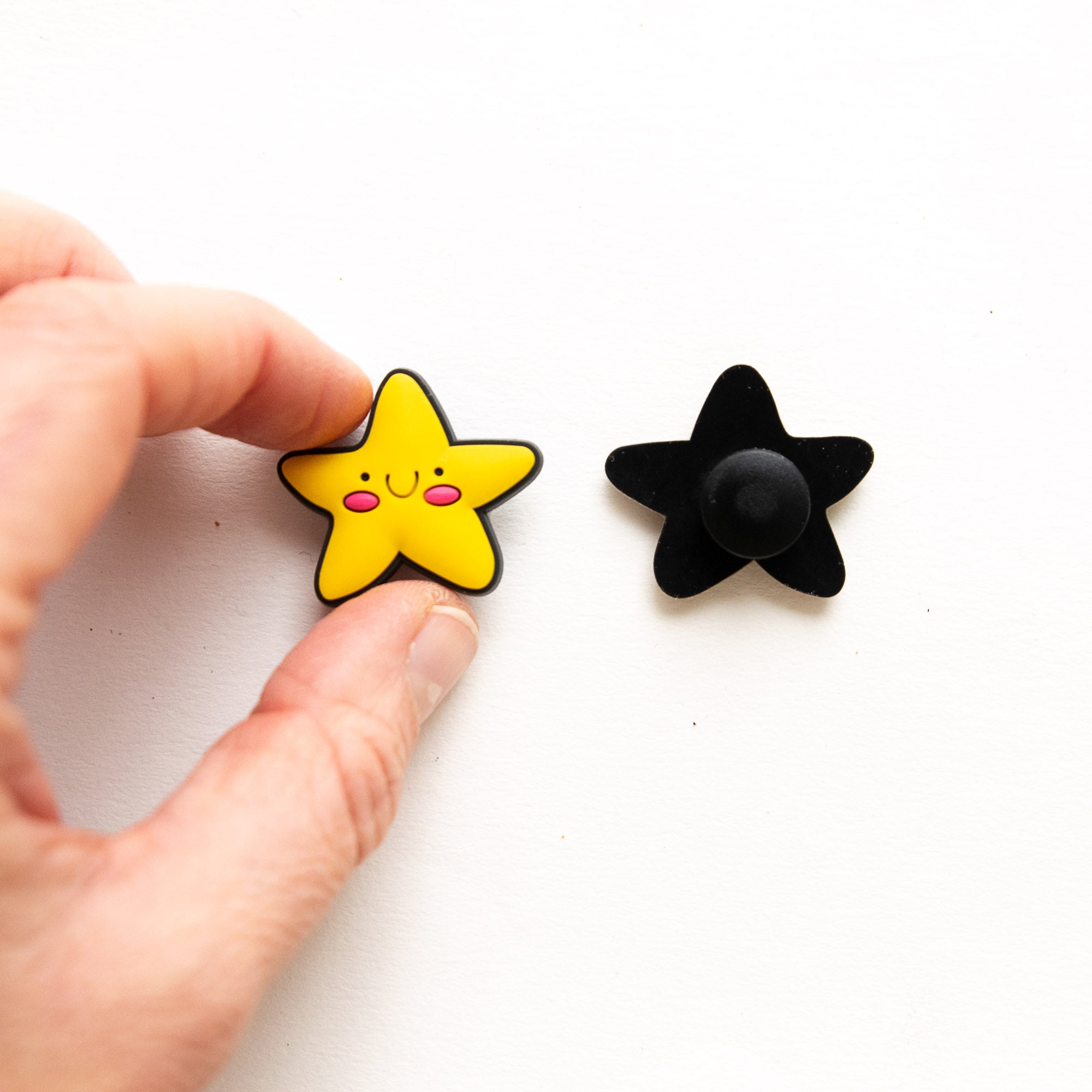 Accessoires pour Crocs Etoile Souriante Jaune