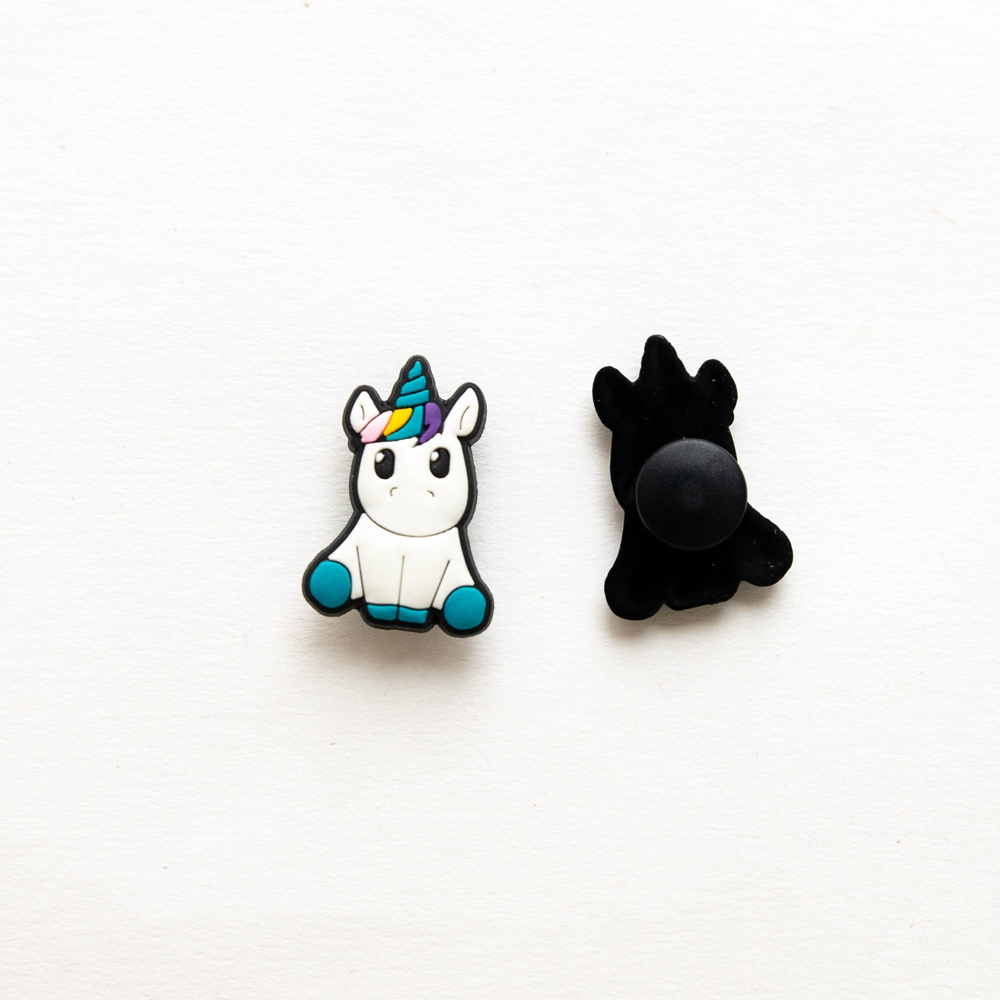 Accessoires pour Crocs Licorne Assise Bleue