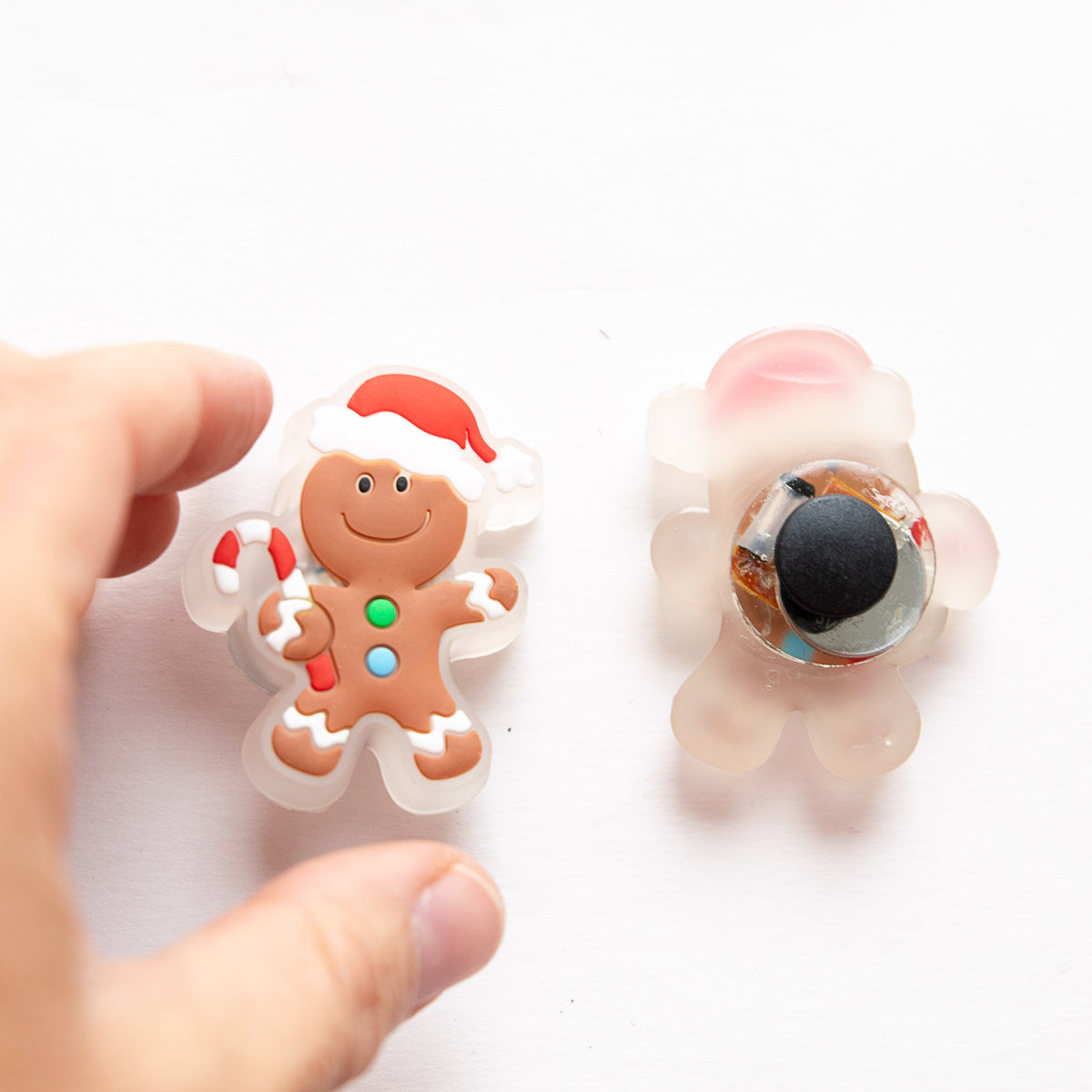 Charm LED Lumineux pour Crocs Bonhomme en Pain d'épices