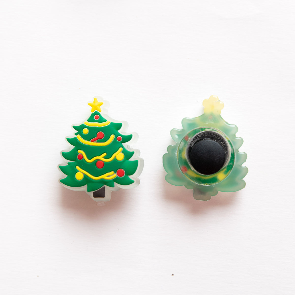 Charm LED Lumineux pour Crocs Sapin de Noël