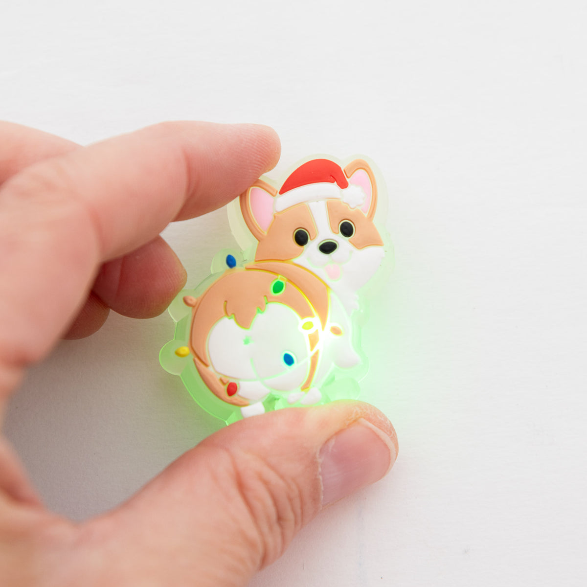 Charm LED Lumineux pour Crocs Chien & Guirlande de Noël