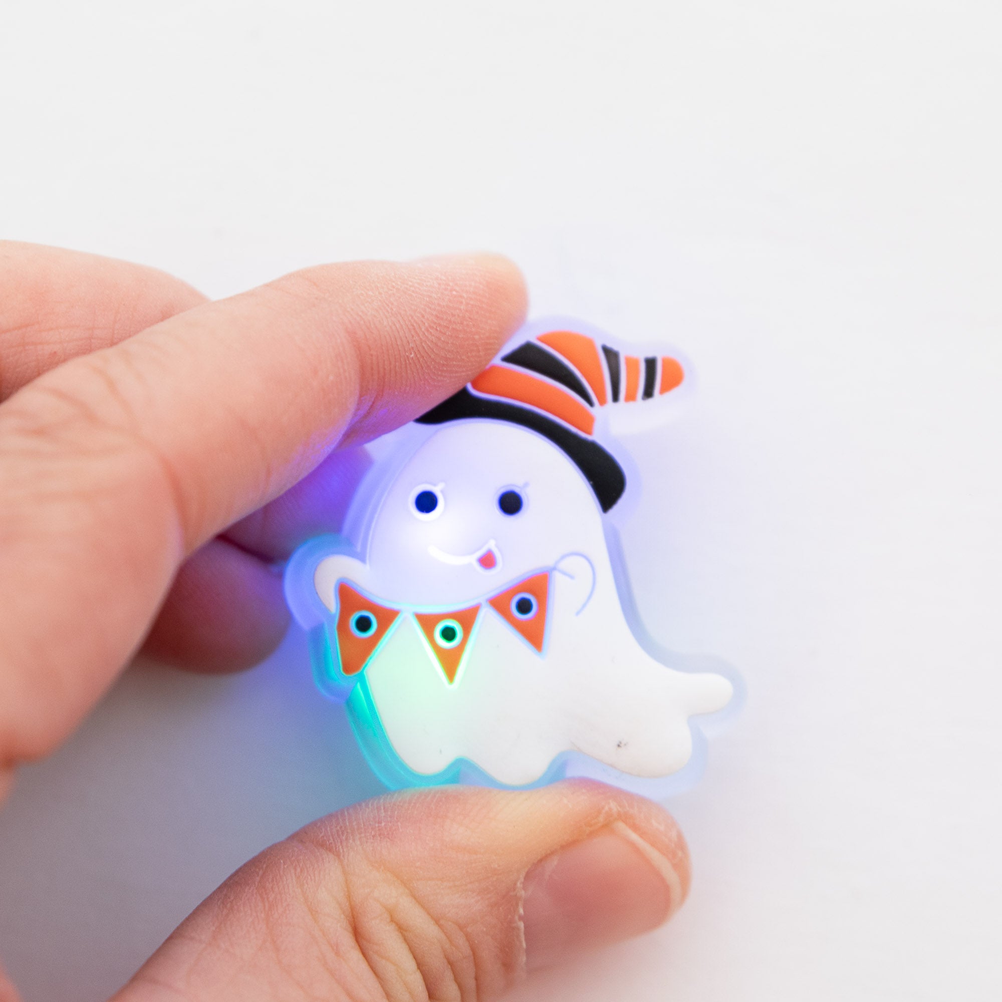 Charm LED Lumineux pour Crocs Fantôme & Banderole