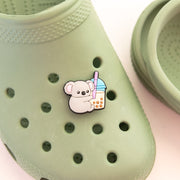Accessoires für Crocs Lila Einhorn Katze