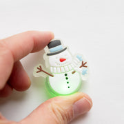 Charm LED pour Crocs Bonhomme de neige