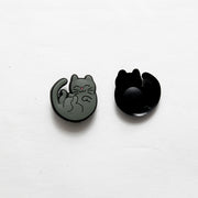 Accessoires pour Crocs Chat Gris sur le dos