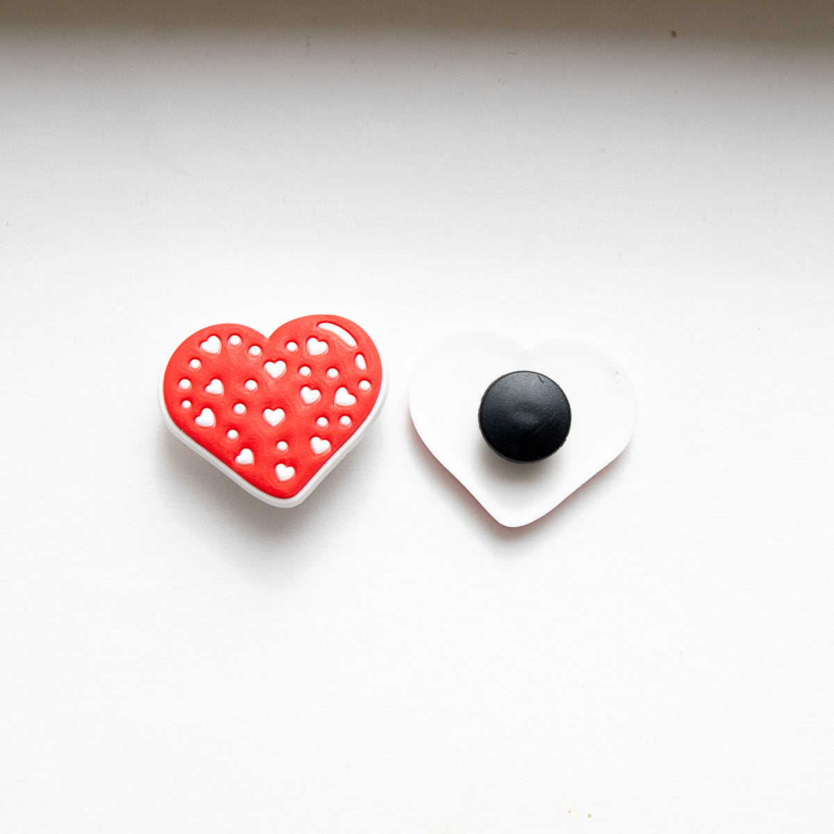 Accessoires pour Crocs Coeur Rouge à petits coeurs