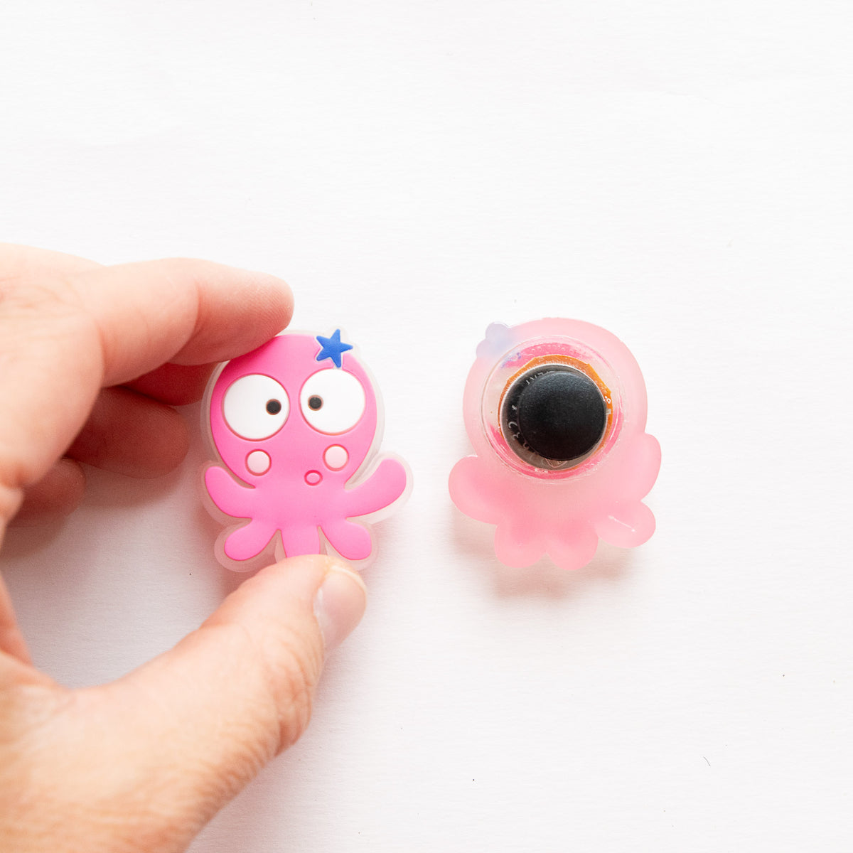 Charm LED Lumineux pour Crocs Poulpe Rose